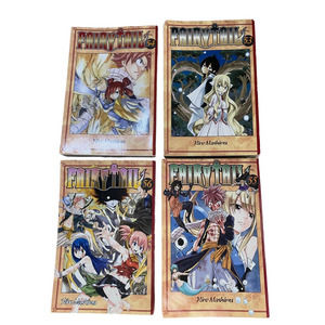 Fairy Tail Hiro Mashima Manga Lot of 4 Book Volumes 53-56 Comic Animation
